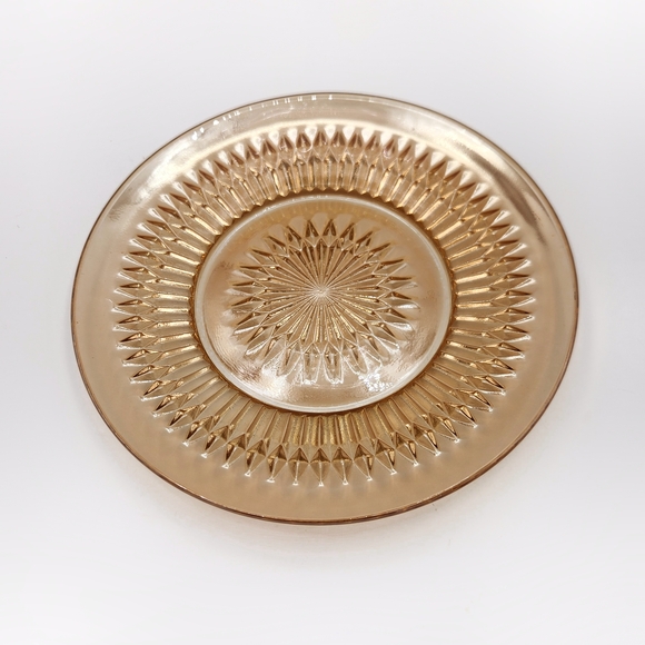 Amber Glass Dinnerware Set - Picture 6 of 16